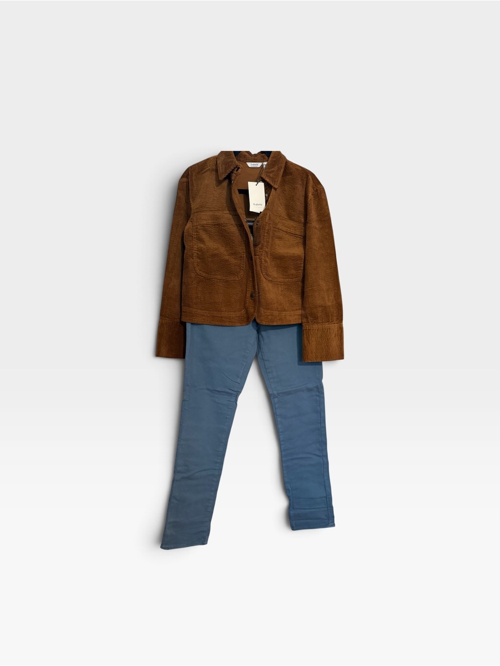 Men's Navy Blue Jeans - Classic Straight Fit